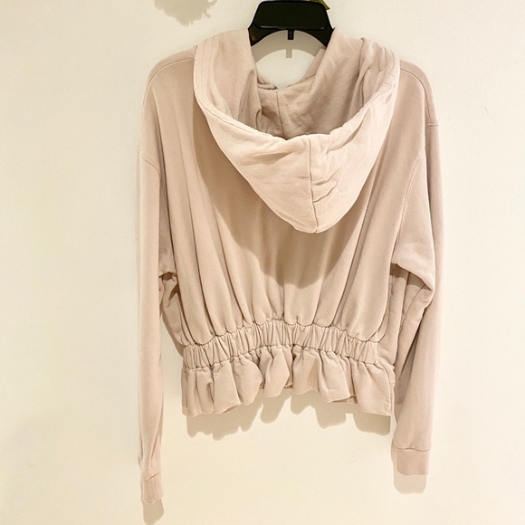 🌴 AllSaints ‘Violet’ Ruffle-Back Zip-Up Hoodie - Picture 7 of 8